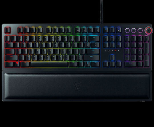 Razer Huntsman Elite Gaming Μηχανικό Πληκτρολόγιο με Razer Linear διακόπτες και RGB φωτισμό (Αγγλικό US)