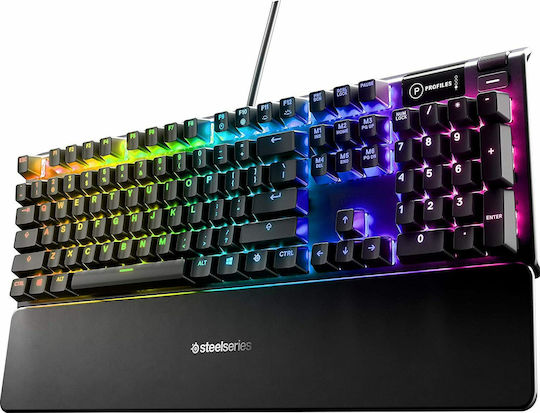 SteelSeries Apex 5 Gaming Mechanische Tastatur mit SteelSeries Hybrid Schaltern und RGB-Beleuchtung (Englisch US)