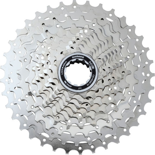 Shimano HG50-10 MTB Bike Cassette 10 Speeds with Sprocket 11-36 Deore 10SP 11-36T