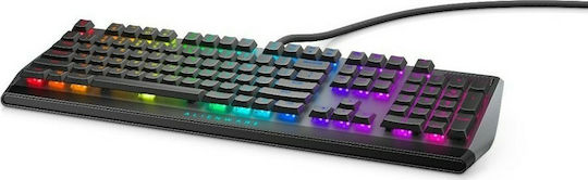 Dell Alienware AW510K Gaming Mechanical Keyboard with Cherry MX Red Low Profile switches and RGB lighting (English US) Gray