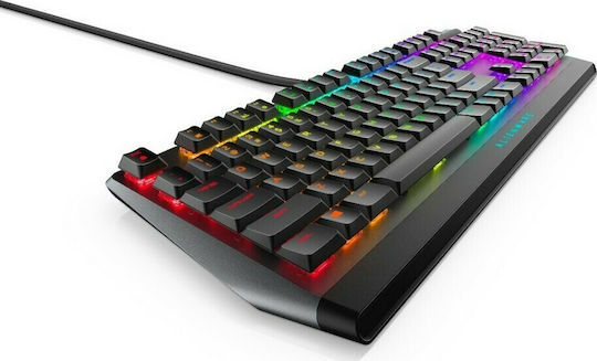 Dell Alienware AW510K Gaming Mechanical Keyboard with Cherry MX Red Low Profile switches and RGB lighting (English US) Gray