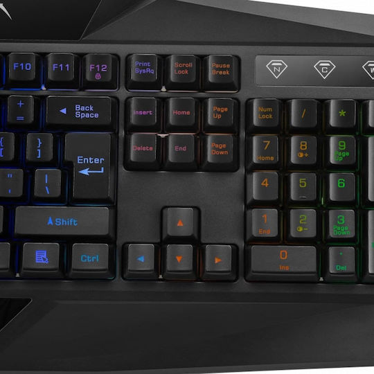 Aula Madfire Gaming Tastatură cu iluminare RGB (Engleză US)
