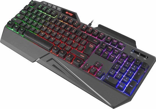 Natec Fury Skyraider Gaming Πληκτρολόγιο με RGB φωτισμό (Αγγλικό US)