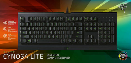 Razer Cynosa Lite Chroma Gaming Πληκτρολόγιο με RGB φωτισμό (Αγγλικό US)