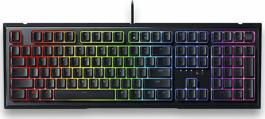 Razer Ornata V2 Gaming Μηχανικό Πληκτρολόγιο με Μεμβράνης διακόπτες και RGB φωτισμό (Ελληνικό)