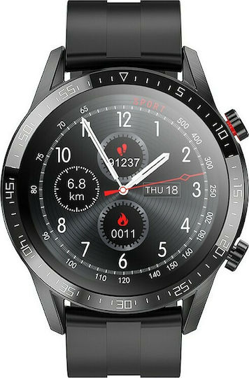 Hoco Y2 Smartwatch with Heart Rate Monitor (Black)