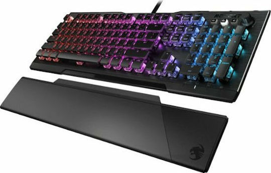 Roccat Vulcan 121 Aimo Gaming Tastatură Mecanică cu Titan Linear comutatoare și iluminare RGB (Engleză US)