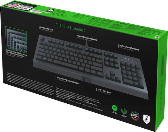 Razer Cynosa Lite Chroma Gaming Keyboard with RGB lighting (Greek)