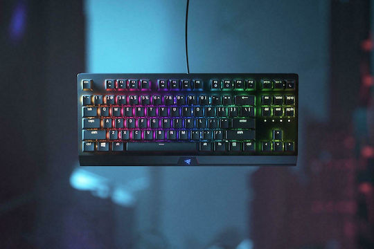 Razer BlackWidow V3 TKL Gaming Mechanical Keyboard Tenkeyless with Razer Green switches and RGB lighting (English US)