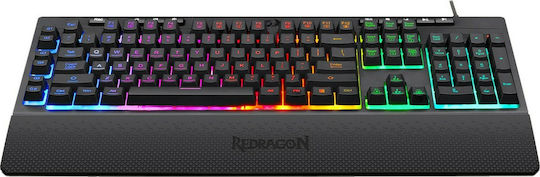 Redragon K512 RGB Shiva Gaming Πληκτρολόγιο με RGB φωτισμό (Αγγλικό US)