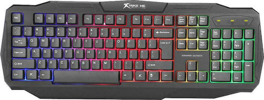 Xtrike Me KB-302 Gaming Πληκτρολόγιο με RGB φωτισμό (Αγγλικό US)