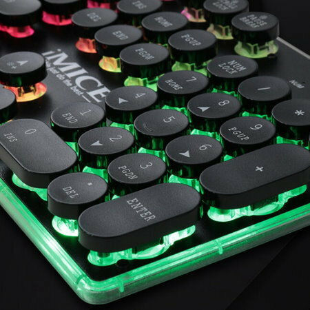 iMice AK-700 Gaming Πληκτρολόγιο με RGB φωτισμό (Αγγλικό US)