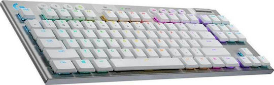 Logitech G915 TKL Wireless Gaming Mechanical Keyboard Tenkeyless with GL Tactile switches and RGB lighting (English US) White