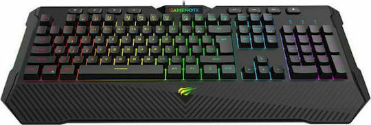 Havit KB486L Gaming Keyboard with RGB lighting (English US)