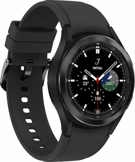Samsung Galaxy Watch4 Classic Bluetooth Stainless Steel 42mm Waterproof with Heart Rate Monitor (Black)