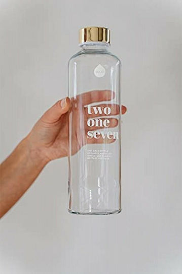 Equa Mismatch Blueberry Pie Flasche Wasser Glas mit Schraubverschluss Grey 750ml