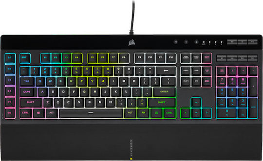 Corsair K55 RGB Pro Gaming Keyboard with RGB lighting (Greek)