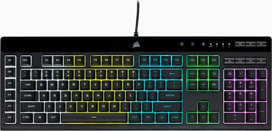 Corsair K55 RGB Pro Gaming Keyboard with RGB lighting (Greek)