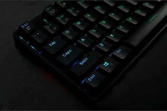 Zeroground KB-3100G Tonado Mini Gaming Μηχανικό Πληκτρολόγιο Tenkeyless με Outemu Red διακόπτες και RGB φωτισμό (Αγγλικό US)