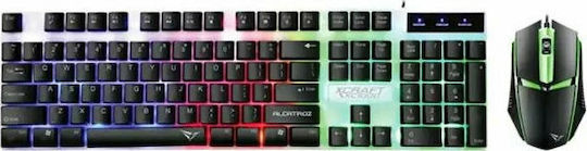 Alcatroz X-Craft XC1000 Σετ Gaming Πληκτρολόγιο με RGB φωτισμό & Ποντίκι (Αγγλικό US)
