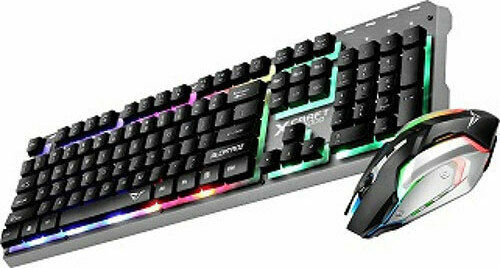 Alcatroz X-Craft XC1000 Σετ Gaming Πληκτρολόγιο με RGB φωτισμό & Ποντίκι (Αγγλικό US)