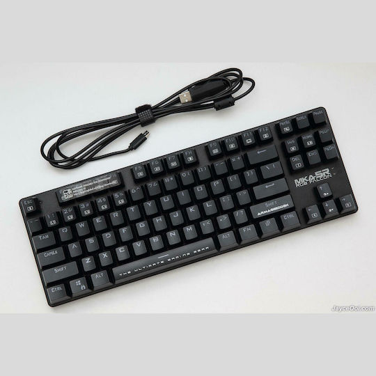 Armaggeddon MKA-5R Falcon Gaming Mechanical Keyboard Tenkeyless with Custom Blue Switches and RGB Lighting English US