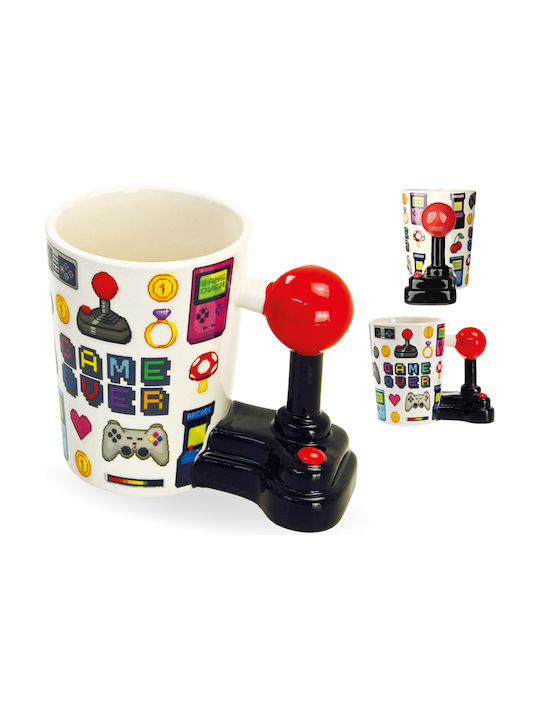 Puckator Game Over - Joystick Becher Keramik Mehrfarbig 355ml
