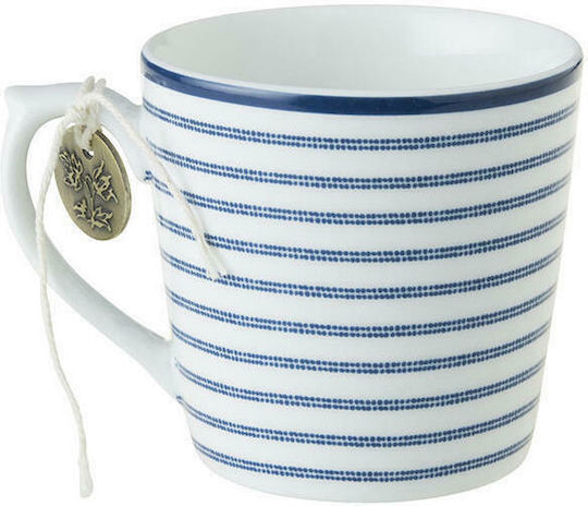 Laura Ashley Blueprint Cană din Porțelan Candy Stripe 220ml