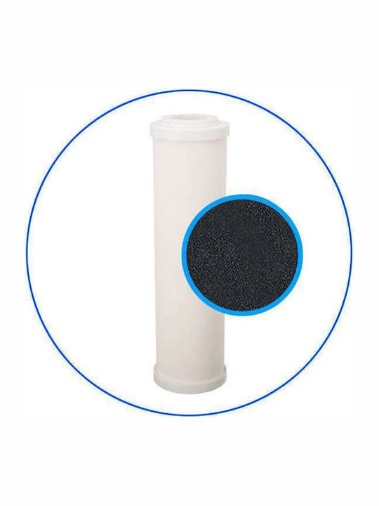 Aqua Filter Ersatz-Wasserfilter für die Arbeitsplatte und unter der Arbeitsplatte aus Aktivkohle 10" FCCERB 0.3 μm (Mikrometer)