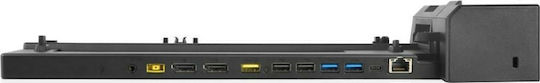 Lenovo ThinkPad Pro Dock Stație de andocare cu DisplayPort PD Ethernet și conexiune 2 monitoare Negru