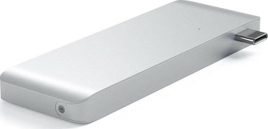 Satechi 3 Port USB 3.0 Hub with USB-C Connection Gray