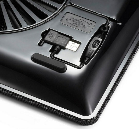 Deepcool N1 Охлаждаща подложка за Лаптоп до 15.6" с 1 Вентилатор Черен
