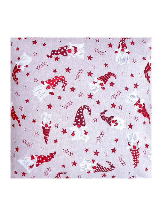 Viopros Christmas Tablecloth Fabric Red L180xW140cm.