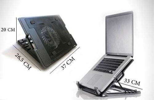 Havit M25 Cooling Pad για Laptop έως 17.3" με 1 Ανεμιστήρα Γκρι