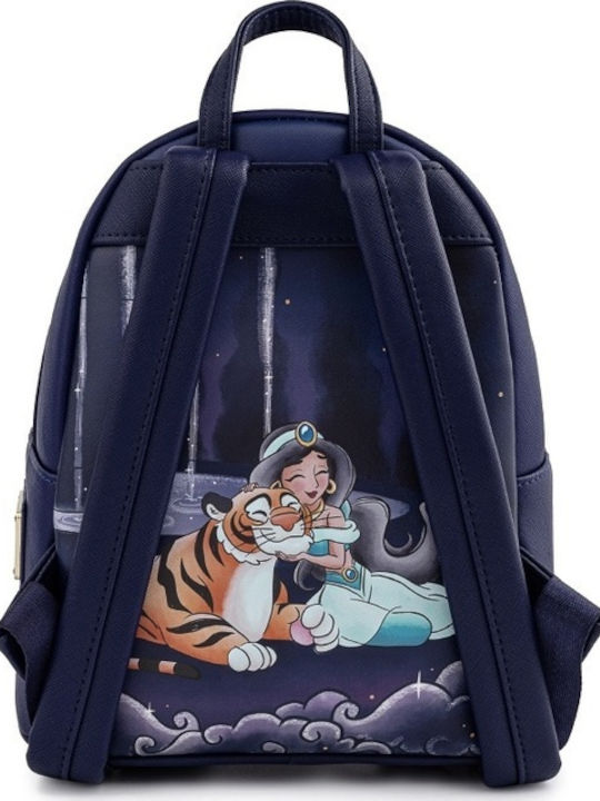 Loungefly Jasmine Castle Mini Παιδική Τσάντα Πλάτης Λιλά 22.5x26.2x11.2εκ.