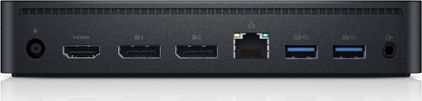 Dell D6000 USB-A Docking Station με HDMI/DisplayPort 4K PD Ethernet και συνδεση 3 Οθονών Μαύρο