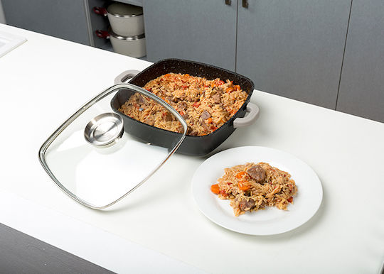 Nava Funtzio Ρηχή Κατσαρόλα από Αλουμίνιο 4.5lt / 28cm