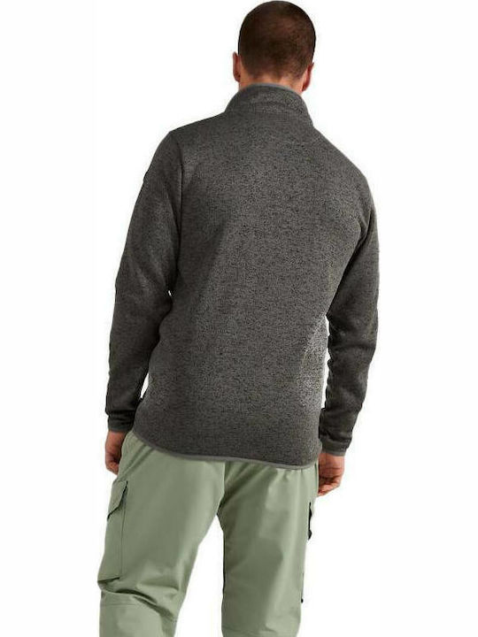 O'neill Piste Men's Fleece Cardigan with Zipper Gray