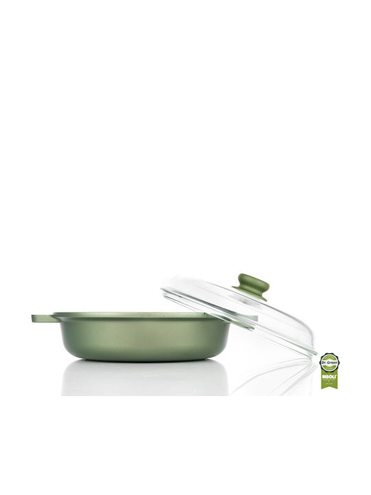 Risoli Dr.Green Shallow Pot made of Cast Aluminum 24cm
