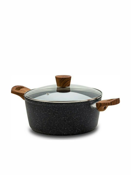 Nava Nature Βαθιά Κατσαρόλα από Αλουμίνιο 7.5lt / 28cm