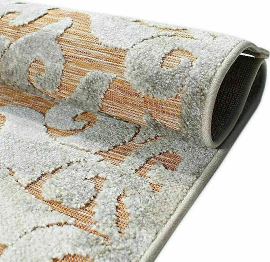 Tzikas Carpets Boheme 18533-952 Χαλί Εξωτερικού Χώρου Ορθογώνιο Πορτοκαλι-καφε 133x190cm