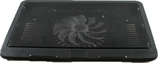 N191 Cooling Pad για Laptop έως 17" με 1 Ανεμιστήρα και Φωτισμό