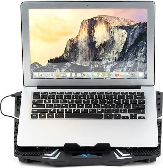 Havit F2082 Kühlung Pad für Laptop bis zu 17.3" mit 5 Ventilatoren und Beleuchtung