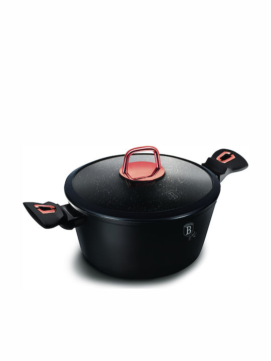 Berlinger Haus Black Rose Collection Deep Pot made of Aluminum 4.1lt / 24cm