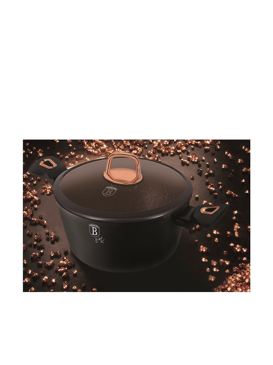 Berlinger Haus Black Rose Collection Deep Pot made of Aluminum 4.1lt / 24cm
