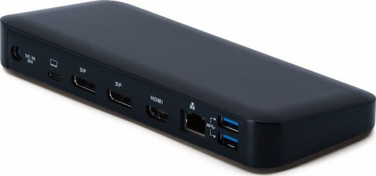 Acer Docking III USB-C Докинг Станция с HDMI/DisplayPort 4K PD Ethernet и Свързване на 2 Монитора Черна