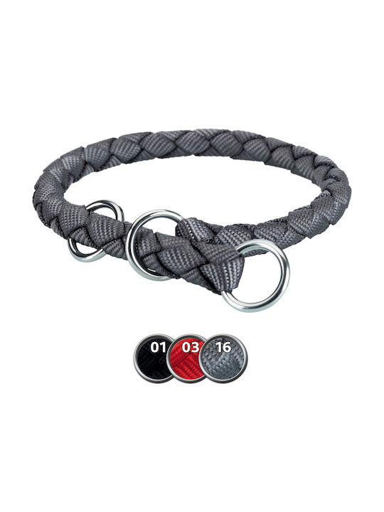 Trixie Cavo Hundehalsband aus Nylon in Schwarz Farbe Groß 18mm x 47 - 55cm