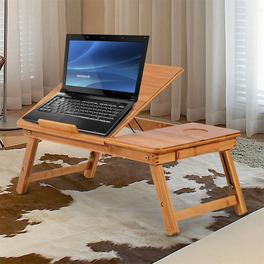 HomCom Table for Laptop Brown (923-002)