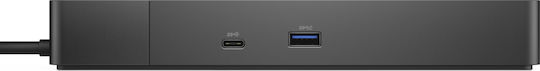 Dell WD19S 130W USB-C Docking Station με HDMI/DisplayPort 4K PD Ethernet και συνδεση 3 Οθονών Μαύρο