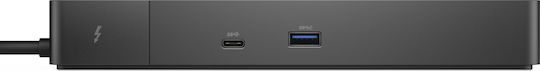 Dell WD19TBS USB-C Docking Station with HDMI/DisplayPort 4K PD Ethernet and Support for 3 Monitors Black